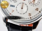IW5033 Portugieser Perpetual Calendar SS V9F 1:1 Best Edition White Dial on Black Leather Strap A52610 - Görsel 13