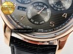 IW5034 Portugieser Perpetual Calendar RG V9F 1:1 Best Edition Black Dial on Black Leather Strap A52610 - Görsel 13