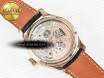 IW5034 Portugieser Perpetual Calendar RG V9F 1:1 Best Edition Black Dial on Black Leather Strap A52610 - Görsel 18