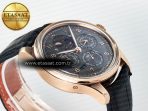 IW5034 Portugieser Perpetual Calendar RG V9F 1:1 Best Edition Black Dial on Black Leather Strap A52610 - Görsel 7