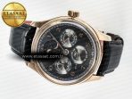 IW5034 Portugieser Perpetual Calendar RG V9F 1:1 Best Edition Black Dial on Black Leather Strap A52610 - Görsel 9