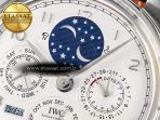 IW5034 Portugieser Perpetual Calendar SS V9F 1:1 Best Edition White Dial on Black Leather Strap A52610 - Görsel 11