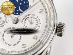 IW5034 Portugieser Perpetual Calendar SS V9F 1:1 Best Edition White Dial on Black Leather Strap A52610 - Görsel 12