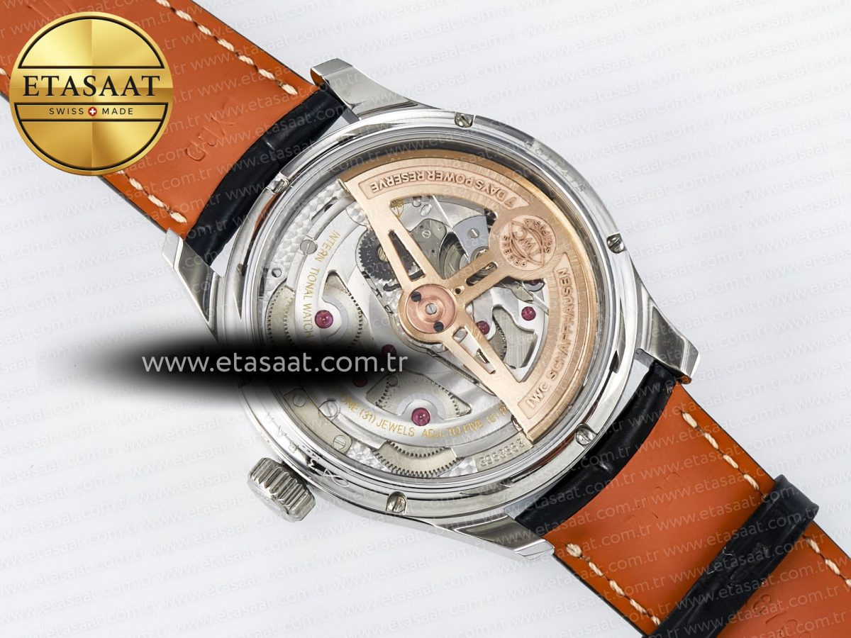 IW5034 Portugieser Perpetual Calendar SS V9F 1:1 Best Edition White Dial on Black Leather Strap A52610 - Görsel 18