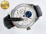 IW5034 Portugieser Perpetual Calendar SS V9F 1:1 Best Edition White Dial on Black Leather Strap A52610 - Görsel 8