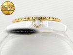 J13 38mm YG White Ceramic BVF 1:1 Best Edition White Dial on Bracelet A12.1 - Görsel 14