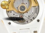 J13 38mm YG White Ceramic BVF 1:1 Best Edition White Dial on Bracelet A12.1 - Görsel 19