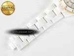 J13 38mm YG White Ceramic BVF 1:1 Best Edition White Dial on Bracelet A12.1 - Görsel 21