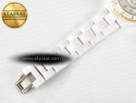 J13 38mm YG White Ceramic BVF 1:1 Best Edition White Dial on Bracelet A12.1 - Görsel 22