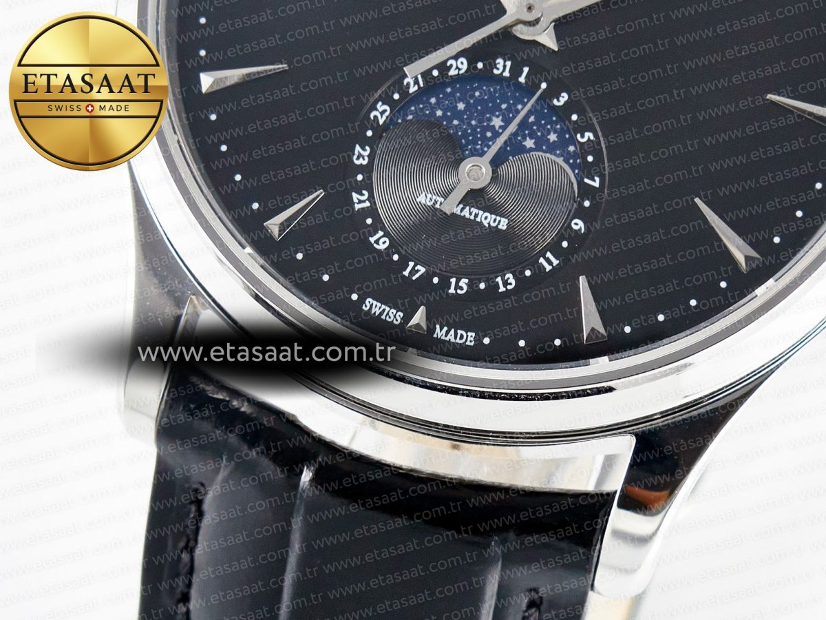 Jeager Lecoultre Master Ultra Thin Moon 1368420 Black SA925 - Görsel 12