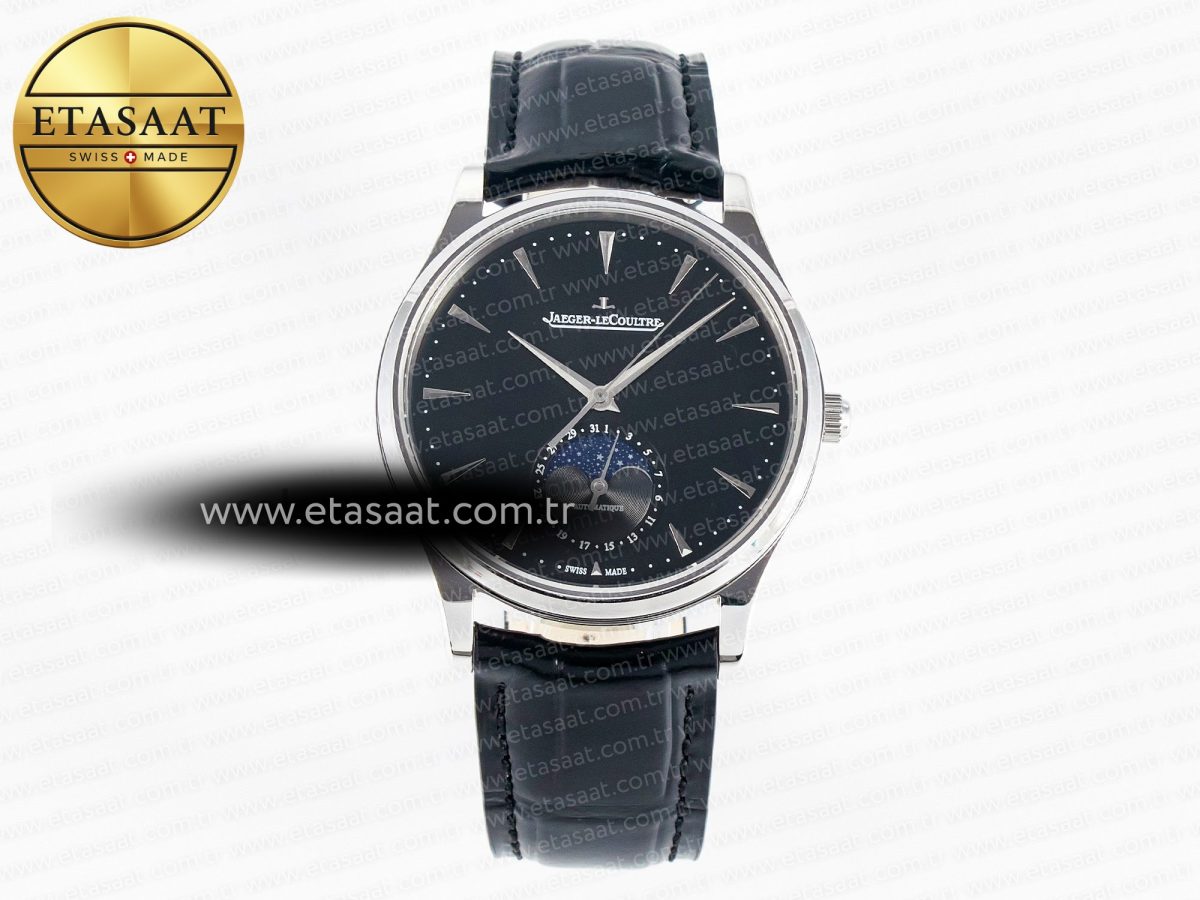 Jeager Lecoultre Master Ultra Thin Moon 1368420 Black SA925 - Görsel 3
