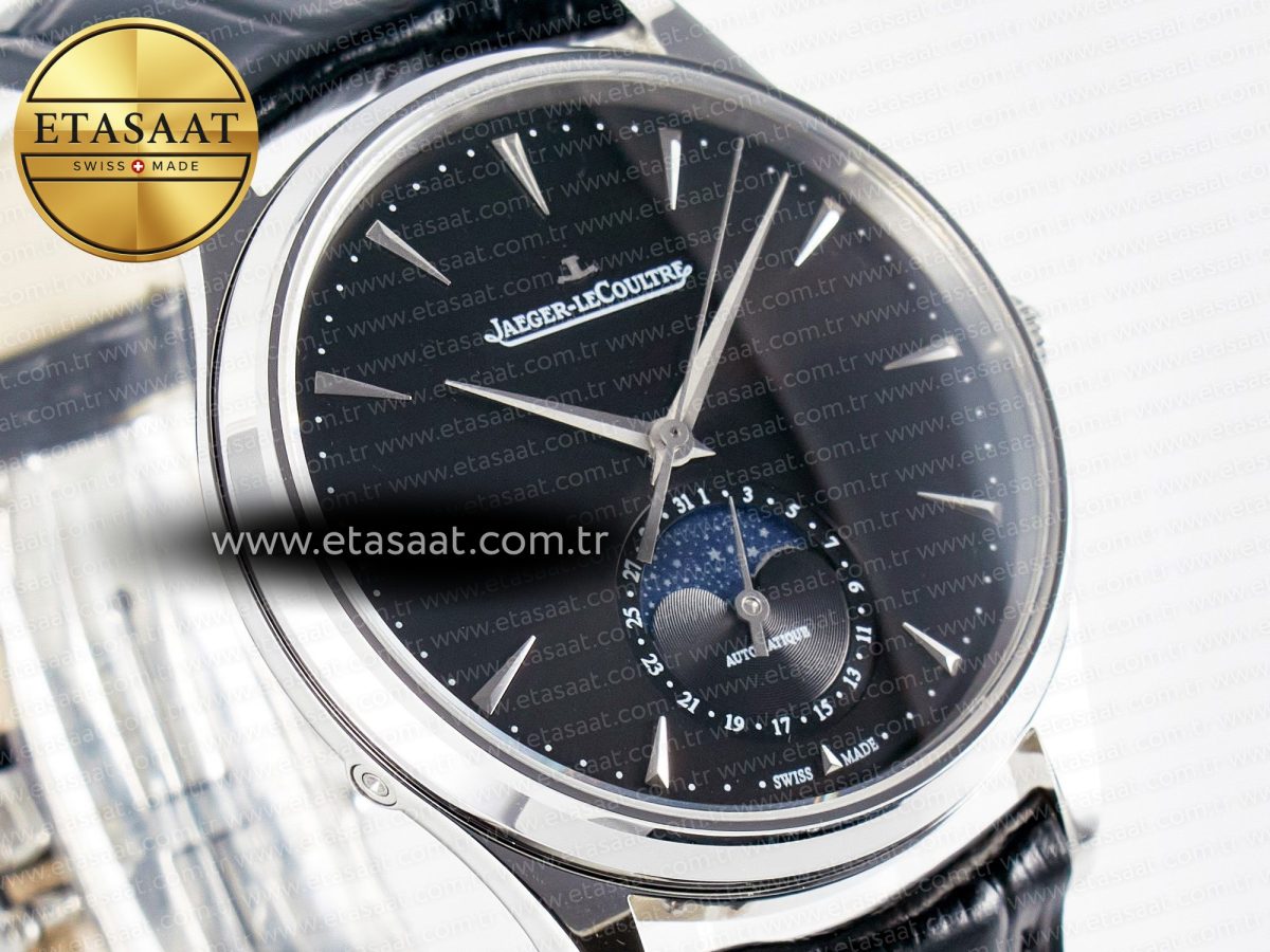 Jeager Lecoultre Master Ultra Thin Moon 1368420 Black SA925 - Görsel 5