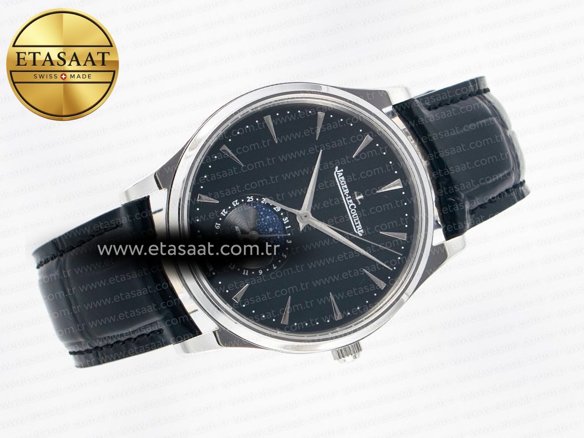 Jeager Lecoultre Master Ultra Thin Moon 1368420 Black SA925 - Görsel 8