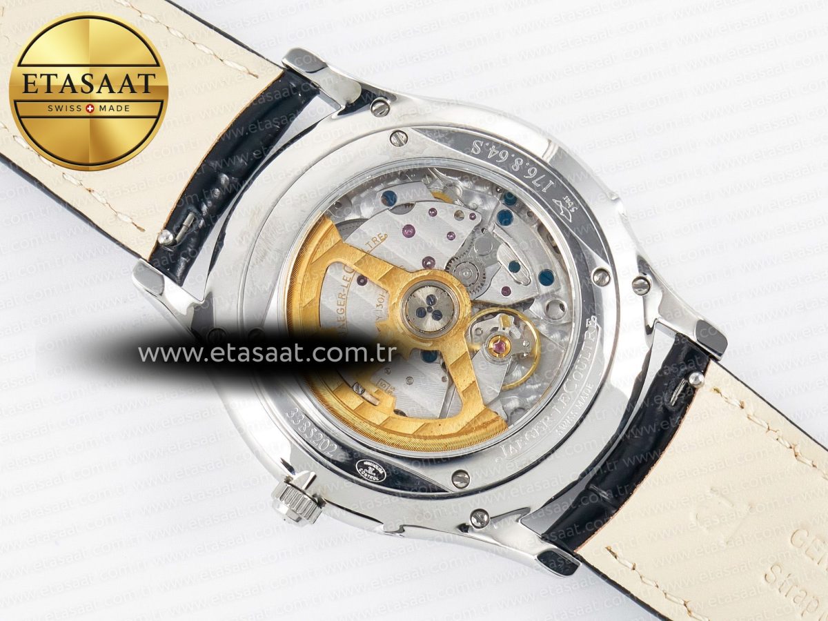 Master Ultra Thin Moon 1368420 SS Z+F 1:1 Best Edition Blue Dial on Black Leather Strap SA925 Super Clone - Görsel 17