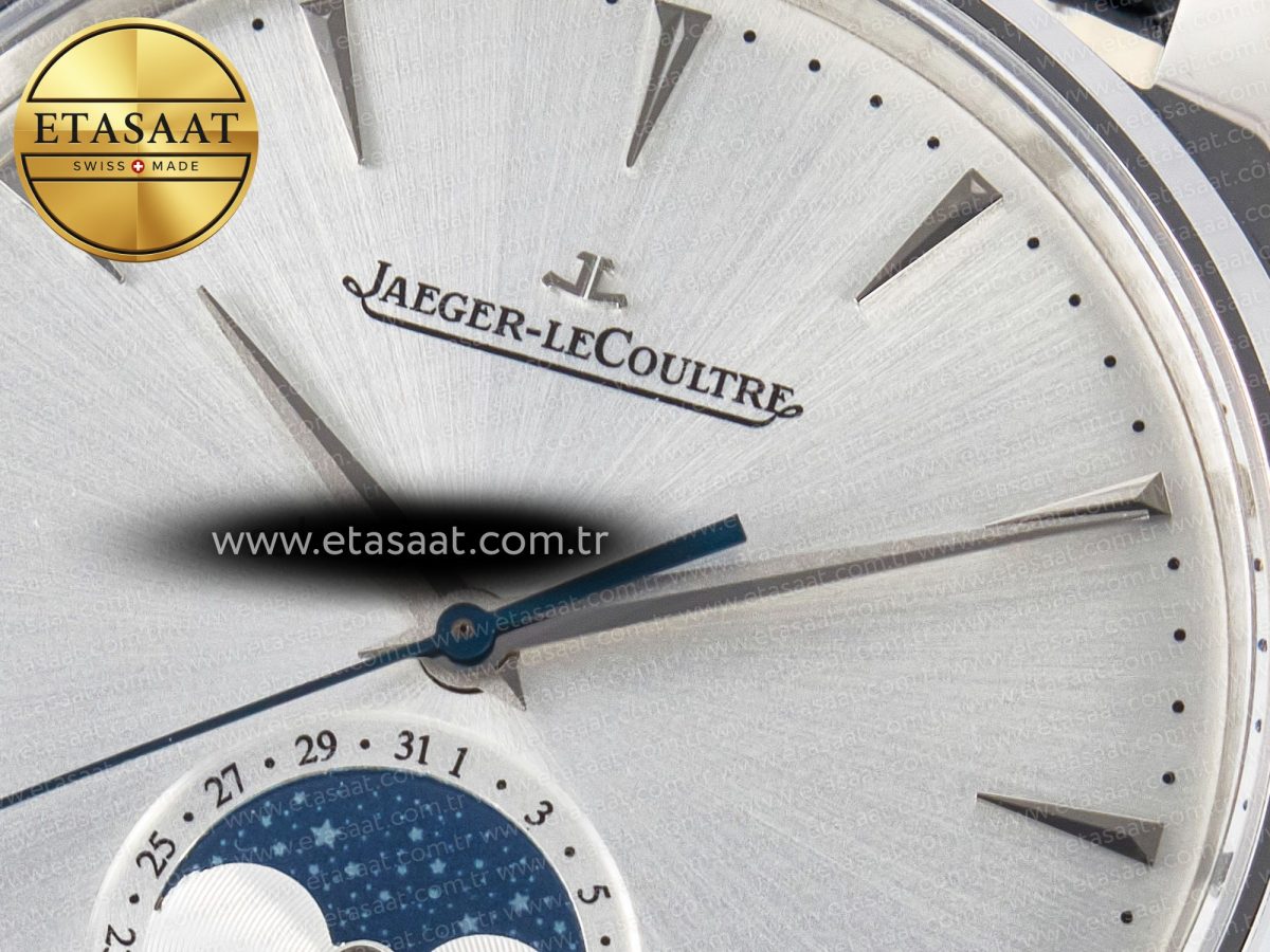 Master Ultra Thin Moon 1368420 SS Z+F 1:1 Best Edition White Dial on Black Leather Strap SA925 Super Clone - Görsel 10