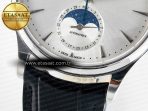 Master Ultra Thin Moon 1368420 SS Z+F 1:1 Best Edition White Dial on Black Leather Strap SA925 Super Clone - Görsel 12