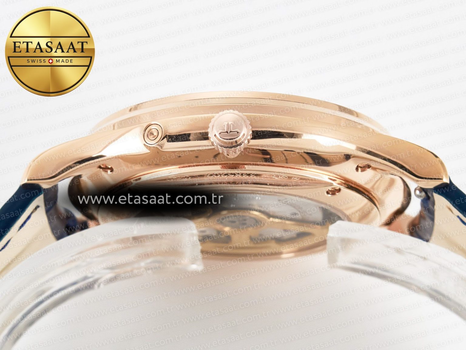 Master Ultra Thin Moon RG Z+F 1:1 Best Edition Blue Dial on Blue Leather Strap SA925 Super Clone - Görsel 14