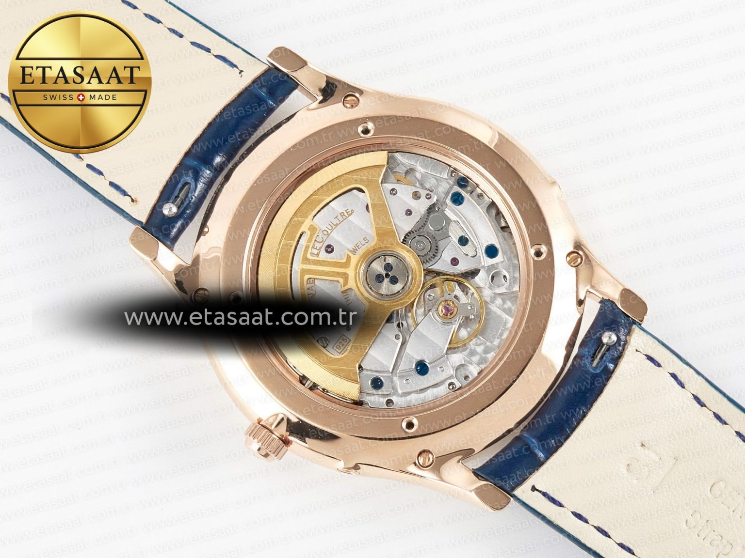 Master Ultra Thin Moon RG Z+F 1:1 Best Edition Blue Dial on Blue Leather Strap SA925 Super Clone - Görsel 18