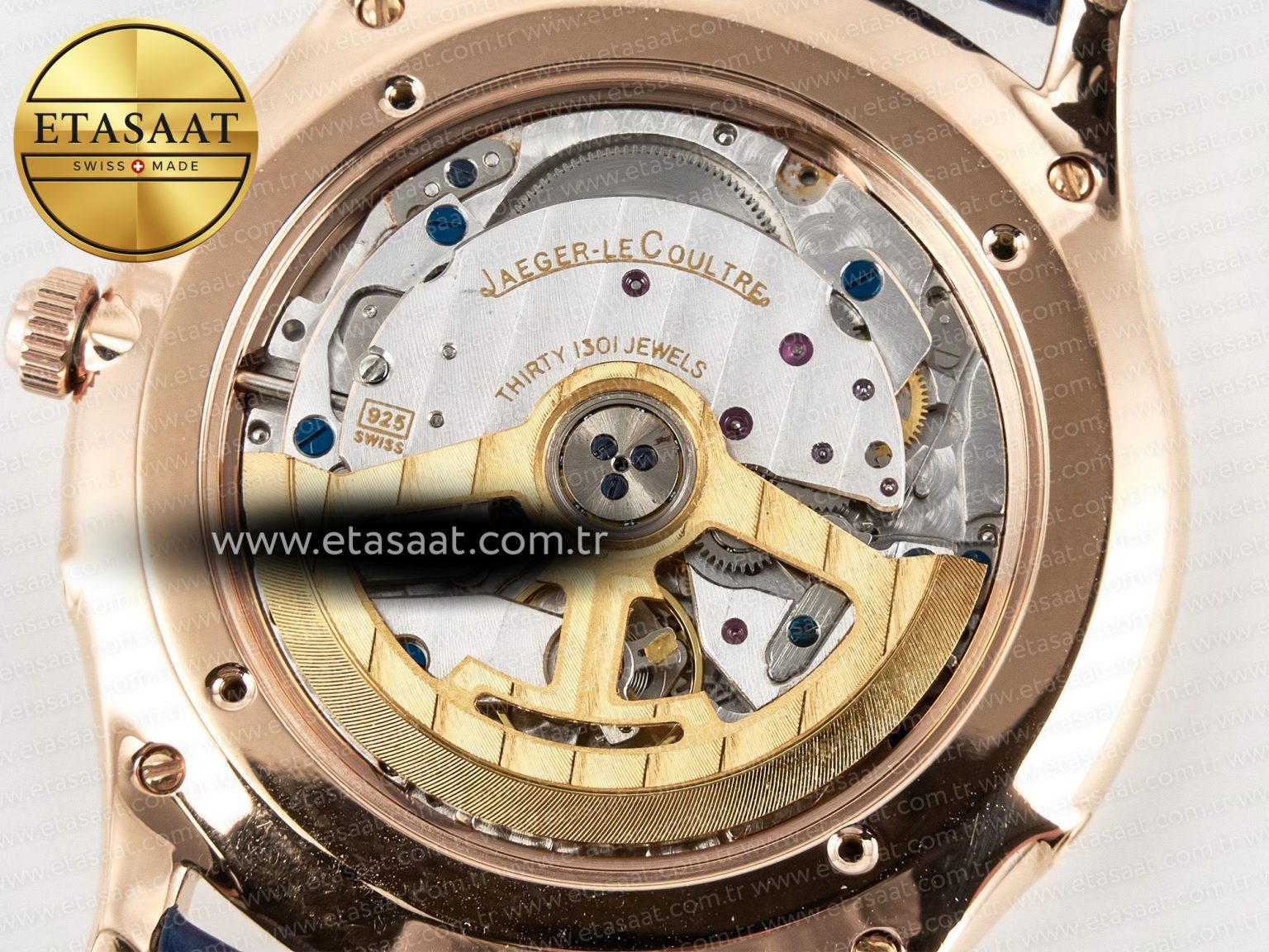 Master Ultra Thin Moon RG Z+F 1:1 Best Edition Blue Dial on Blue Leather Strap SA925 Super Clone - Görsel 19
