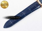 Master Ultra Thin Moon RG Z+F 1:1 Best Edition Blue Dial on Blue Leather Strap SA925 Super Clone - Görsel 24