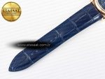 Master Ultra Thin Moon RG Z+F 1:1 Best Edition Blue Dial on Blue Leather Strap SA925 Super Clone - Görsel 24