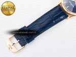 Master Ultra Thin Moon RG Z+F 1:1 Best Edition Blue Dial on Blue Leather Strap SA925 Super Clone - Görsel 25