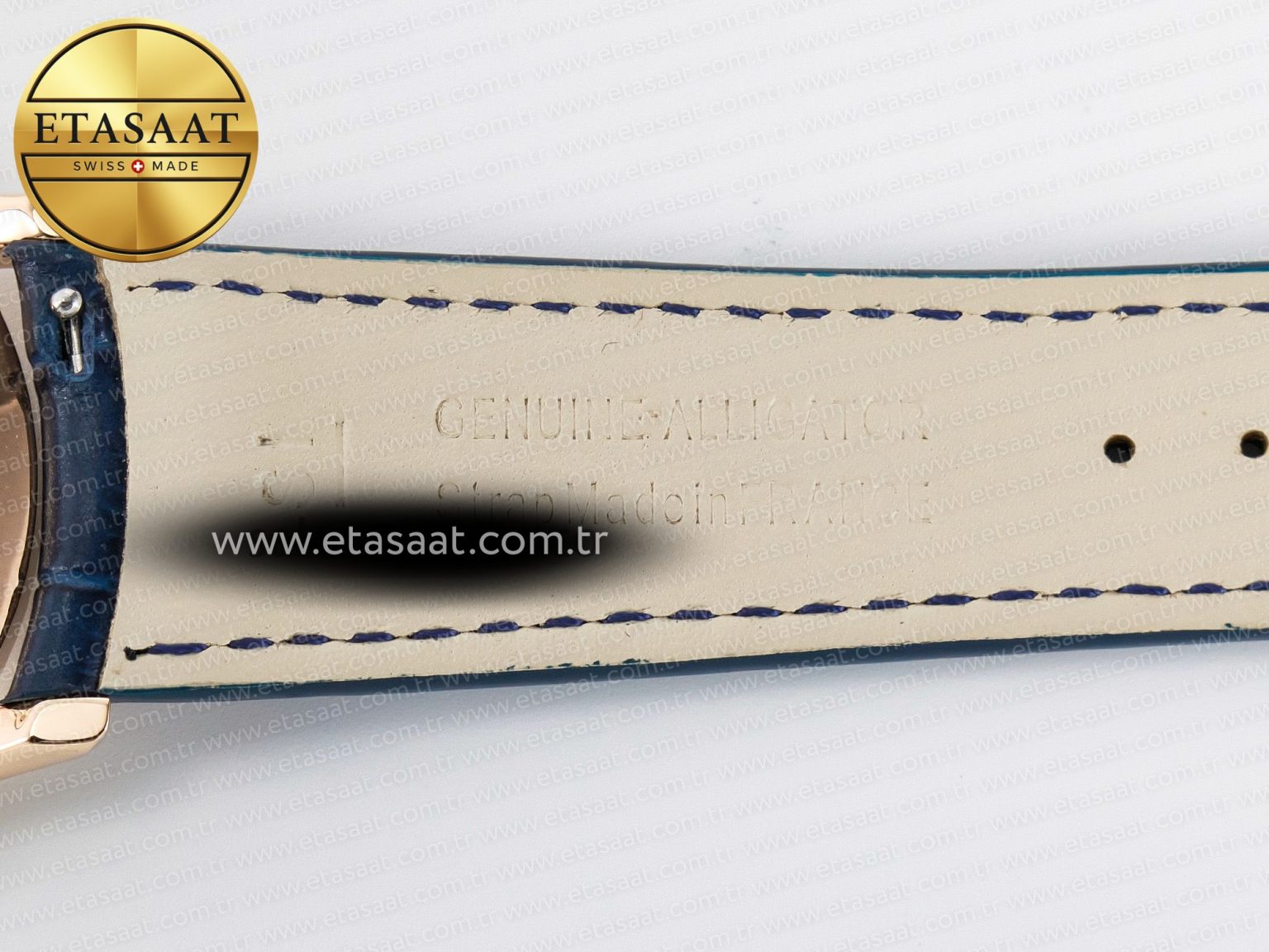 Master Ultra Thin Moon RG Z+F 1:1 Best Edition Blue Dial on Blue Leather Strap SA925 Super Clone - Görsel 29