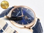 Master Ultra Thin Moon RG Z+F 1:1 Best Edition Blue Dial on Blue Leather Strap SA925 Super Clone - Görsel 7