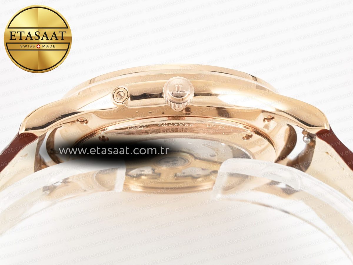 Master Ultra Thin Moon RG Z+F 1:1 Best Edition White Dial on Brown Leather Strap A925 - Görsel 14