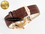 Master Ultra Thin Moon RG Z+F 1:1 Best Edition White Dial on Brown Leather Strap A925 - Görsel 15