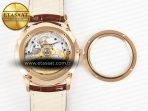 Master Ultra Thin Moon RG Z+F 1:1 Best Edition White Dial on Brown Leather Strap A925 - Görsel 16