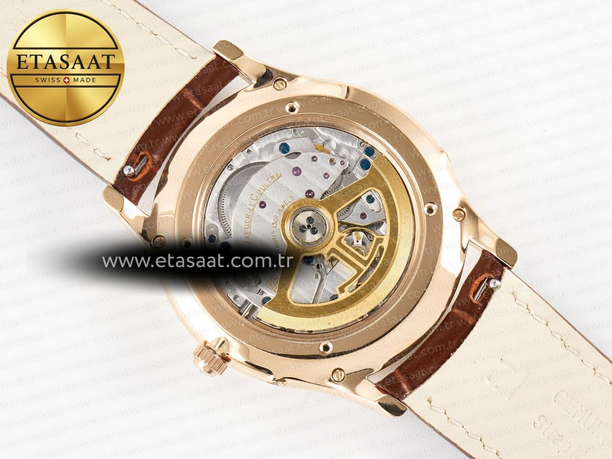 Master Ultra Thin Moon RG Z+F 1:1 Best Edition White Dial on Brown Leather Strap A925 - Görsel 17