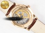 Master Ultra Thin Moon RG Z+F 1:1 Best Edition White Dial on Brown Leather Strap A925 - Görsel 18