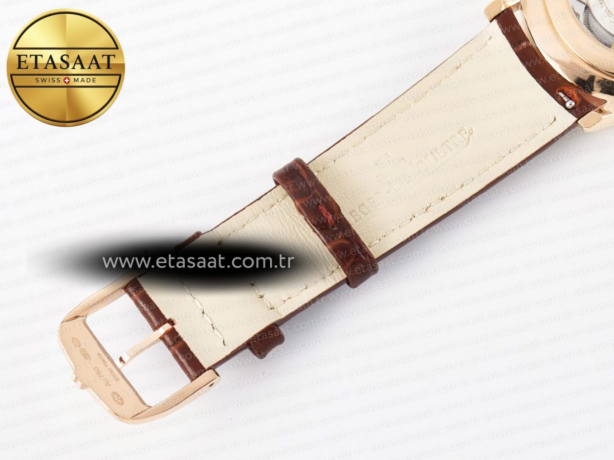 Master Ultra Thin Moon RG Z+F 1:1 Best Edition White Dial on Brown Leather Strap A925 - Görsel 26