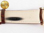 Master Ultra Thin Moon RG Z+F 1:1 Best Edition White Dial on Brown Leather Strap A925 - Görsel 28