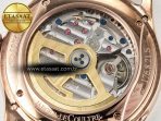 Master Ultra Thin Perpetual Calendar RG V9F 1:1 Best Edition Cream Dial Diamonds Bezel on Brown Leather Strap A868 V2 - Görsel 19