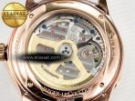 Master Ultra Thin Perpetual Calendar RG V9F 1:1 Best Edition White Dial Diamonds Bezel on Black Leather Strap A868 V2 - Görsel 19