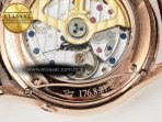 Master Ultra Thin Perpetual Calendar RG V9F 1:1 Best Edition White Dial on Brown Leather Strap A868 V2 - Görsel 21