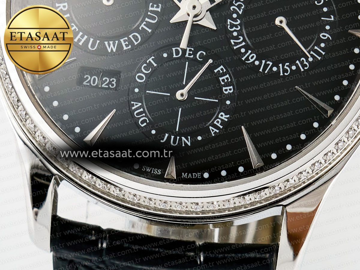 Jaeger Lecoultre V9F Black Dial Diamonds A868 - Görsel 13