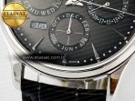 Master Ultra Thin Perpetual Calendar SS V9F 1:1 Best Edition Gray Dial on Black Leather Strap A868 V2 - Görsel 13