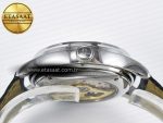 Jaeger Lecoultre V9F White Dial on Black Leather Strap A868 - Görsel 16