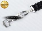 Jaeger Lecoultre V9F White Dial on Black Leather Strap A868 - Görsel 25