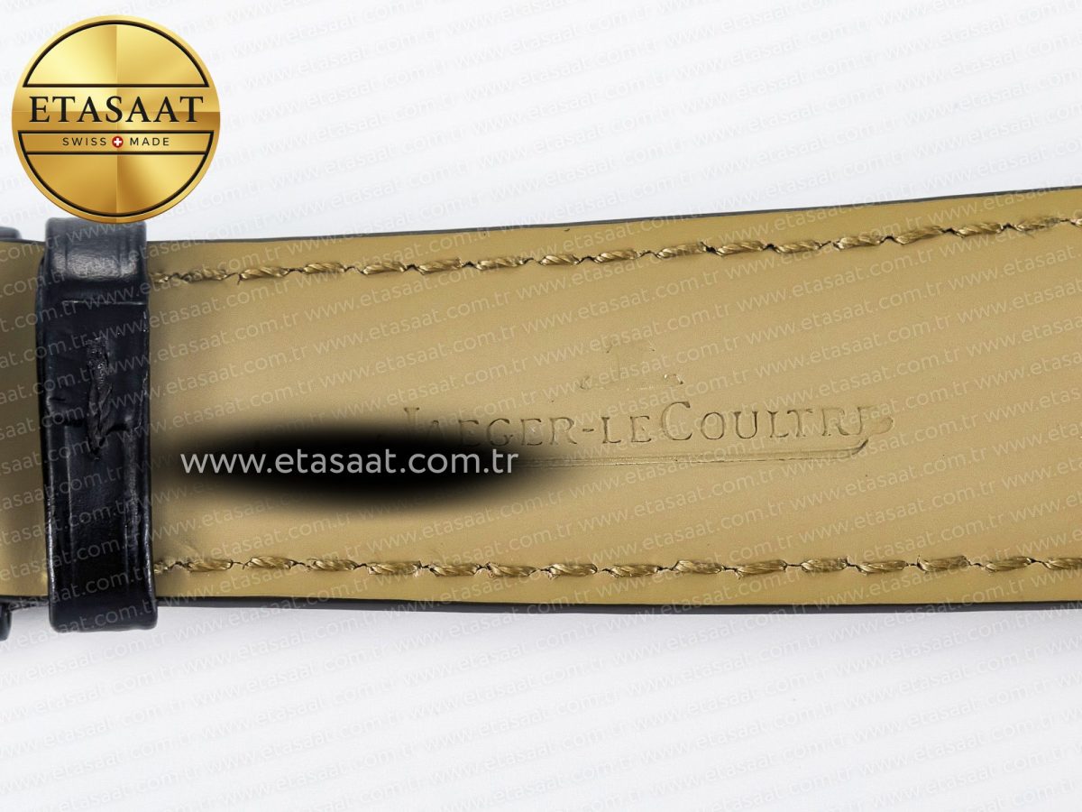 Jaeger Lecoultre V9F White Dial on Black Leather Strap A868 - Görsel 30