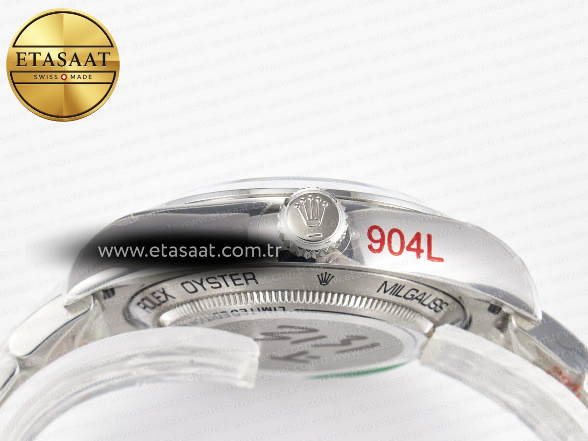 Milgauss Who Cares JDF 1:1 Best Edition 904L Steel on SS Bracelet VR3131 - Görsel 13