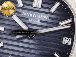 Nautilus 5711/1A-010 3KF 1:1 Best Edition Blue Textured Dial on SS Bracelet A324 Super Clone - Görsel 10