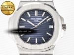 Nautilus 5711/1A-010 3KF 1:1 Best Edition Blue Textured Dial on SS Bracelet A324 Super Clone - Görsel 4