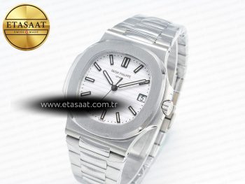 Nautilus 5711/1A PPF 1:1 Best Edition White Textured Dial on SS Bracelet 324CS V3