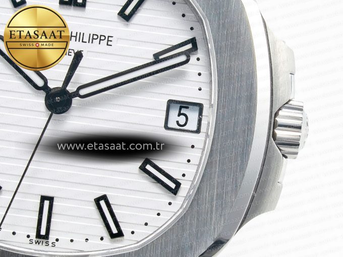 Nautilus 5711/1A PPF 1:1 Best Edition White Textured Dial on SS Bracelet 324CS V3 - Görsel 11