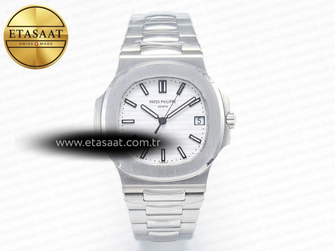 Nautilus 5711/1A PPF 1:1 Best Edition White Textured Dial on SS Bracelet 324CS V3 - Görsel 3