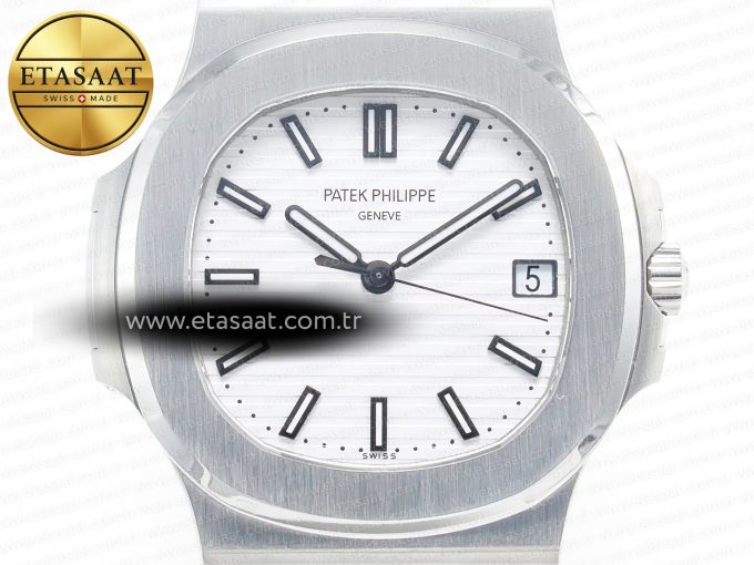 Nautilus 5711/1A PPF 1:1 Best Edition White Textured Dial on SS Bracelet 324CS V3 - Görsel 4